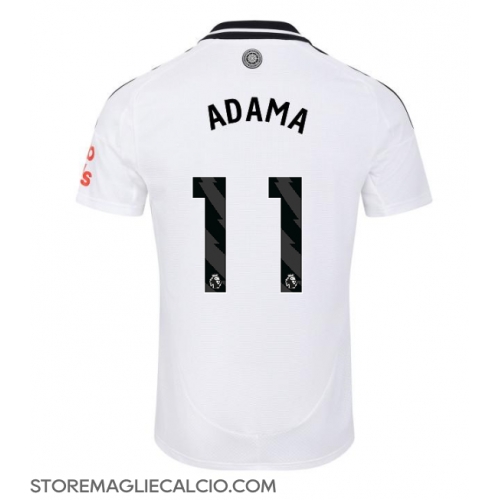 Fulham Adama Traore #11 Maglia Gara Casa Repliche 2024-25 Maniche Corte Fulham Adama Traore #11 Maglia Gara Casa Repliche 2024-25 Maniche Corte